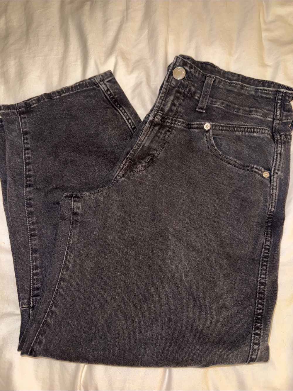 Gap Factory High Rise Barrel Jean 10 short